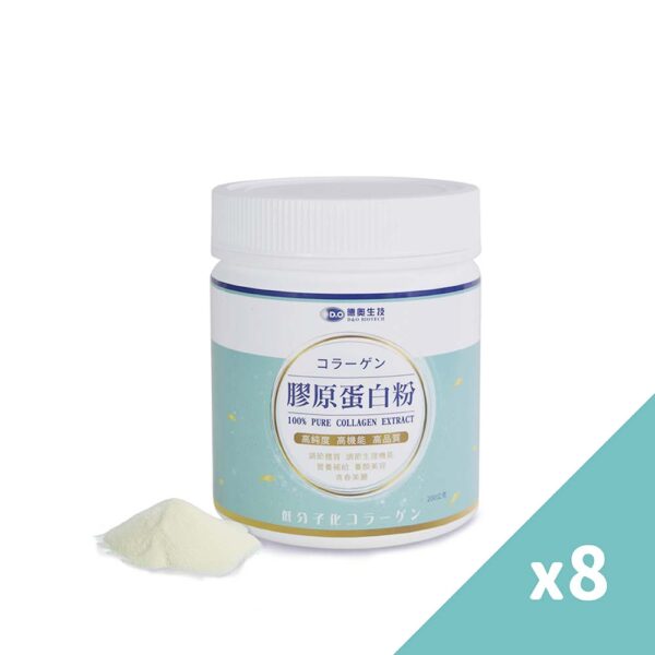日本新田100%膠原蛋白粉x8瓶
